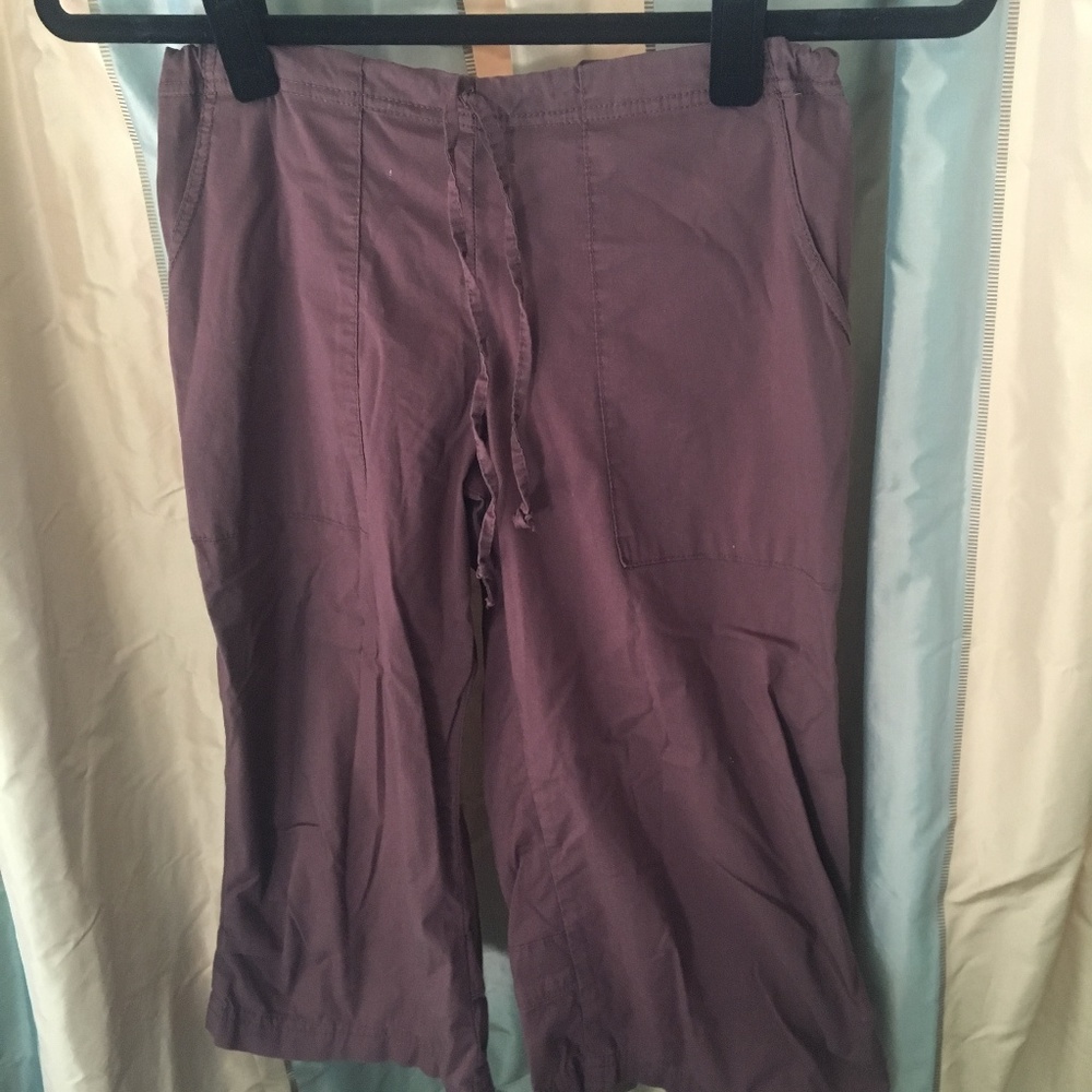Brown Yoga Capris Pants